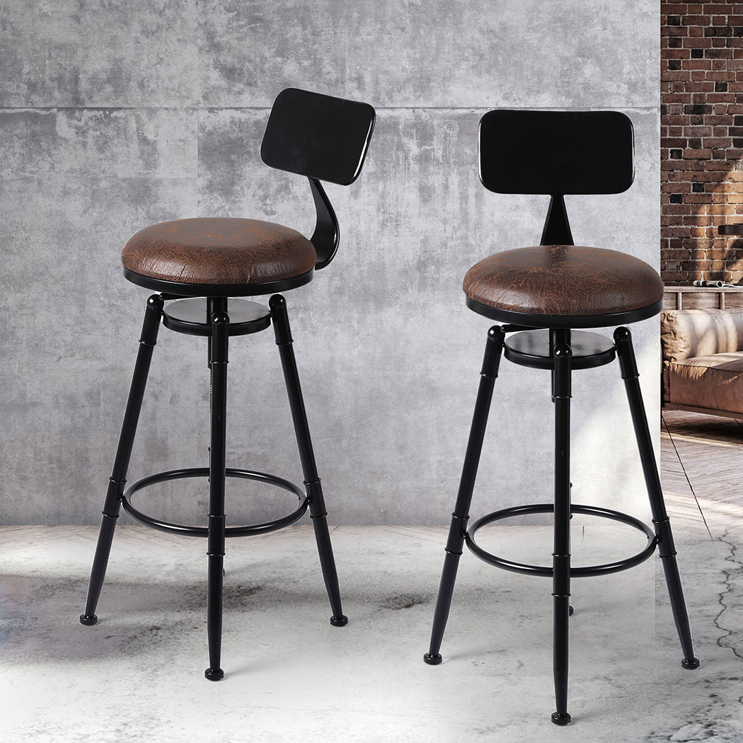 Levede 4pcs Bar Stool Kitchen Wooden-1910113235059740679