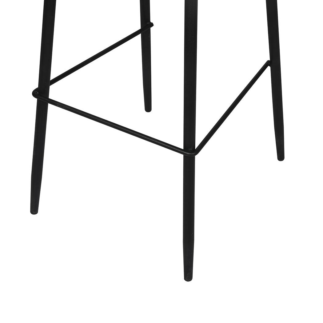 Levede 2x Bar Stool Barstools Counter Grey-1910113299538776069