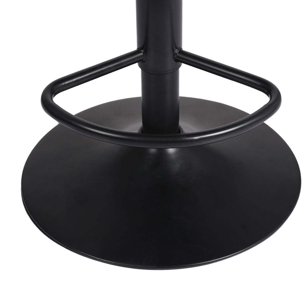Levede 1x Bar Stool Gas Lift Kitchen Grey-1910113241284087812