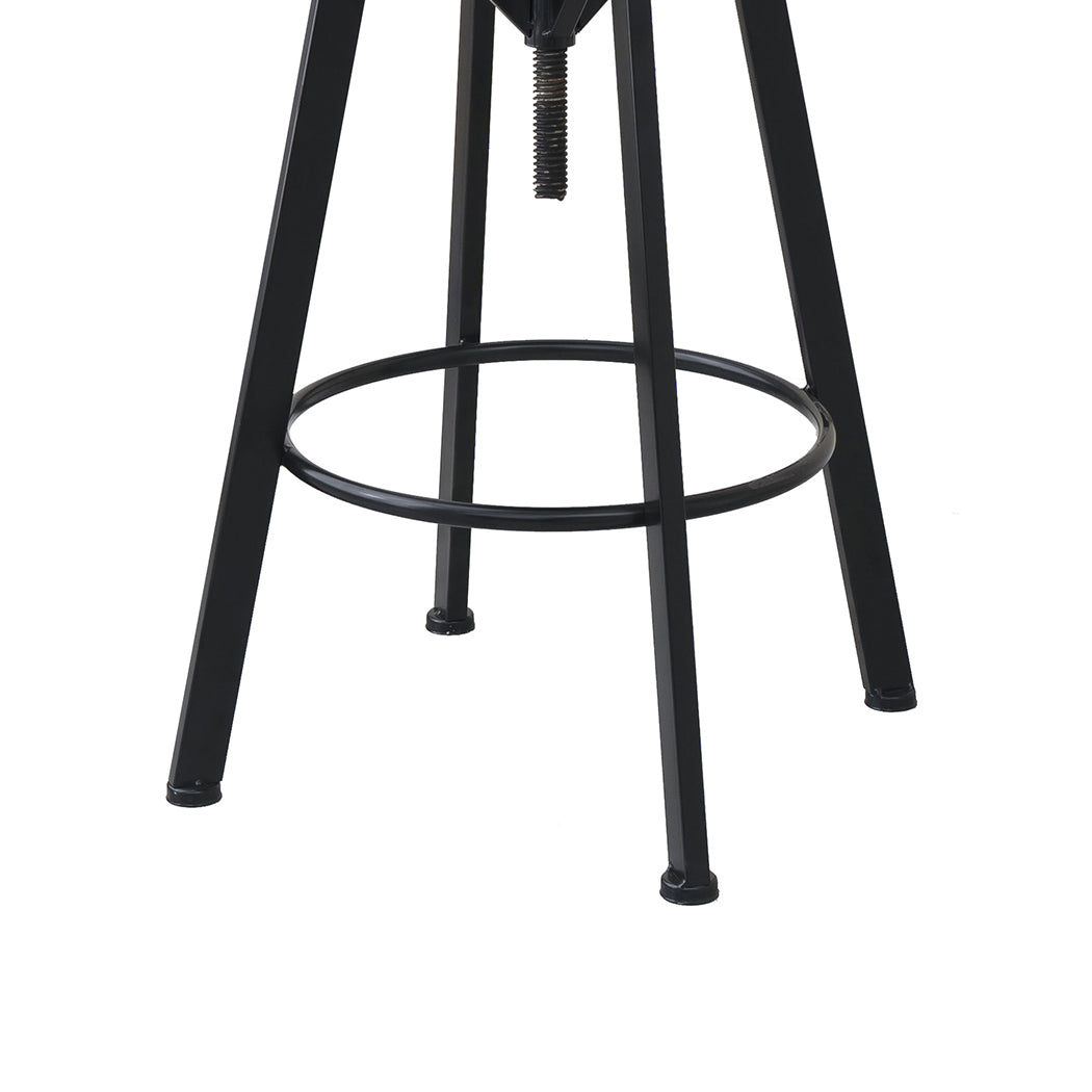 Levede 1x Bar Stool Industrial Adjustable-1910113242009702405